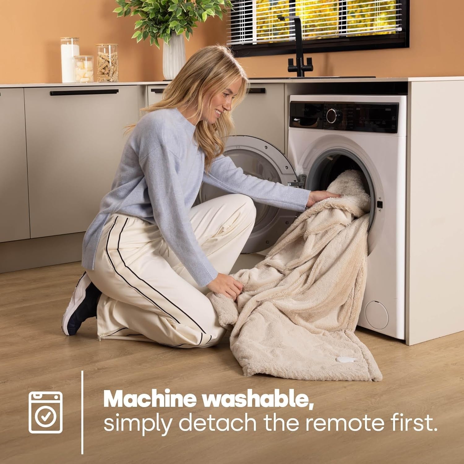 Electric Heated Throw Blanket 10 Heat Levels Auto Timer Soft Sherpa 130x160 - Kwikley