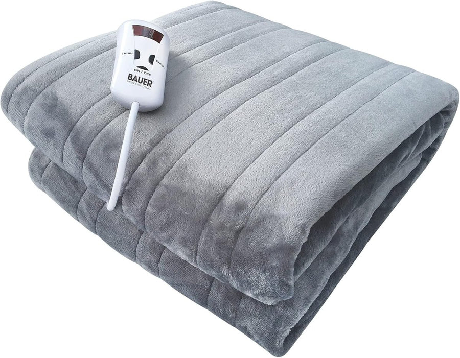 Electric Heated Throw Blanket Luxury Fleece 10 Heat Levels Timer Washable - Kwikley