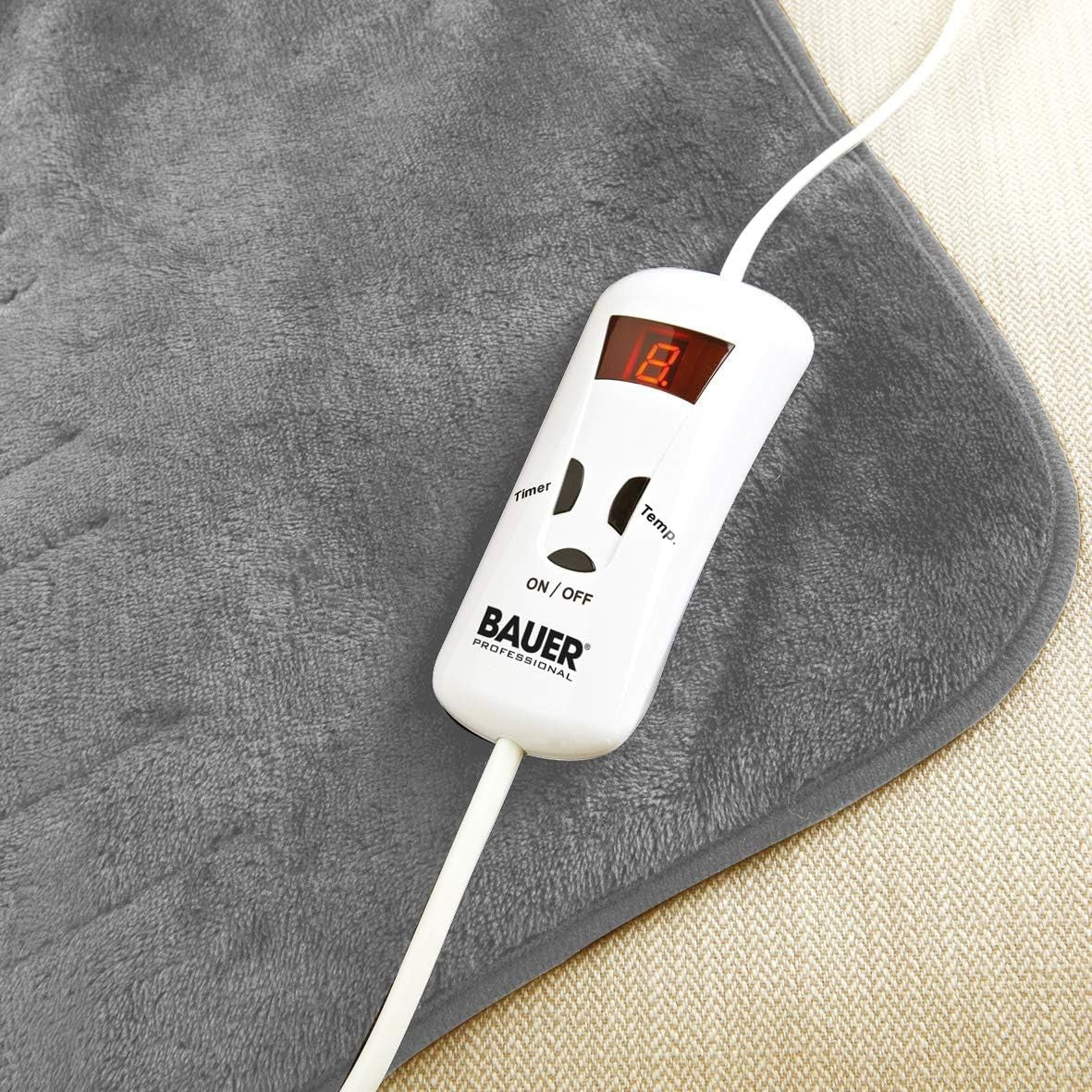 Electric Heated Throw Blanket Luxury Fleece 10 Heat Levels Timer Washable - Kwikley