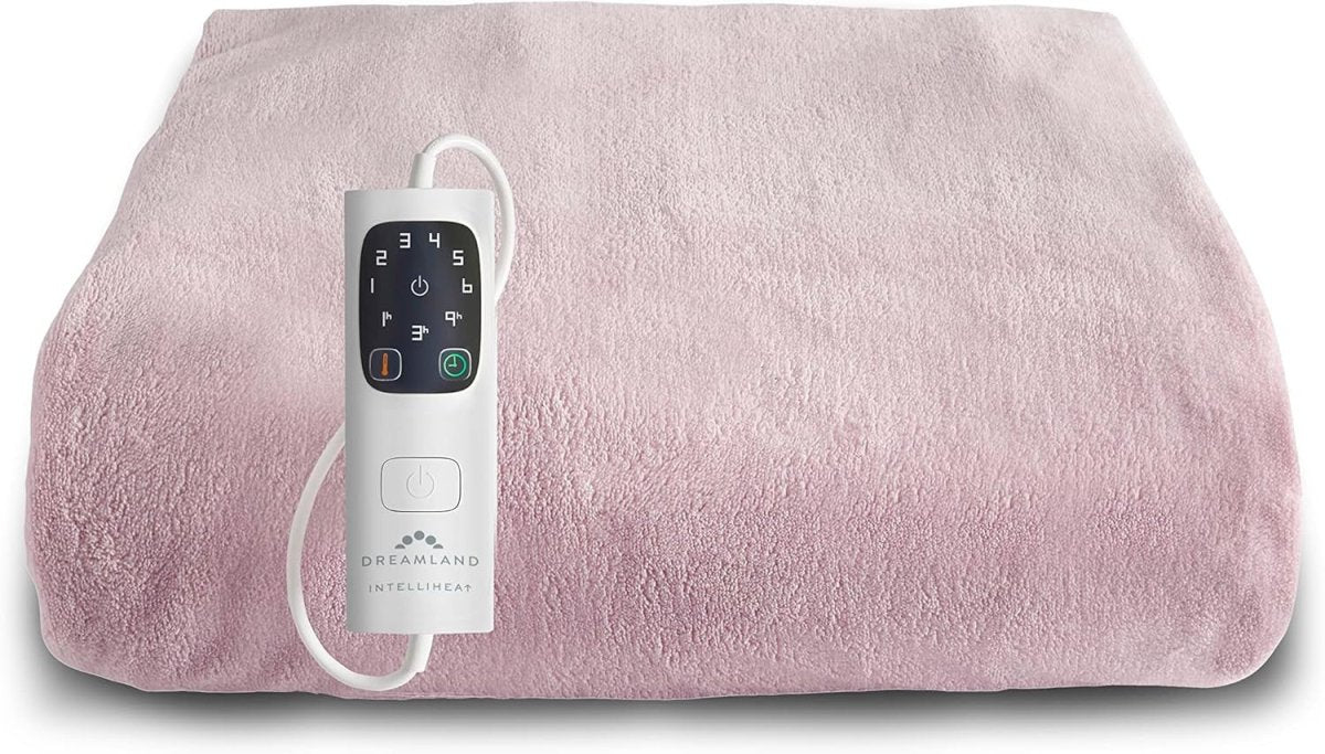 Electric Heated Throw Fast Heat 6 Settings Timer Washable Plush - Kwikley