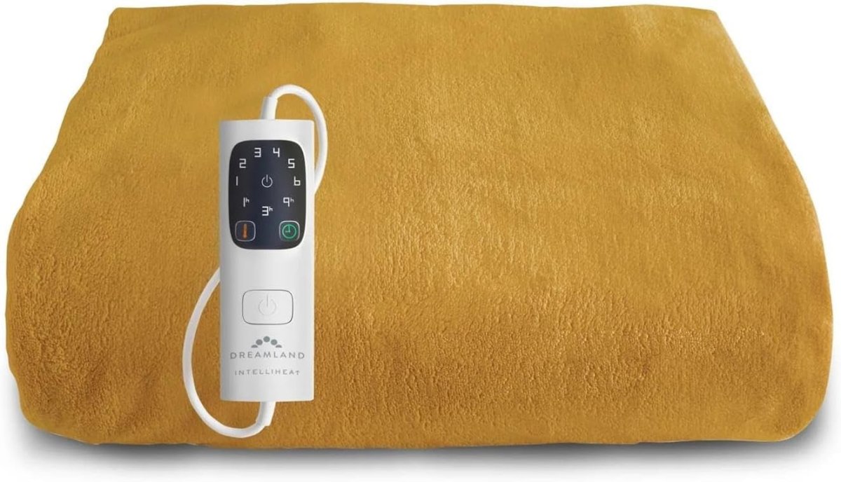 Electric Heated Throw Fast Heat 6 Settings Timer Washable Velvet - Kwikley