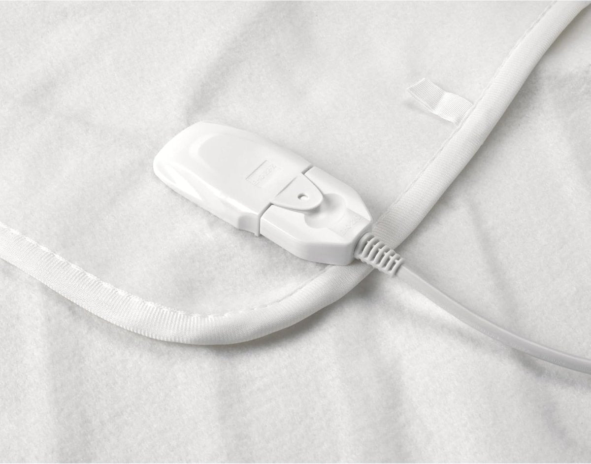Electric Heated Underblanket Double Bed 3 Heat Settings Washable 135x120cm - Kwikley