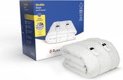 Electric Heated Underblanket Double Fitted 6 Heat Settings Timer Washable - Kwikley