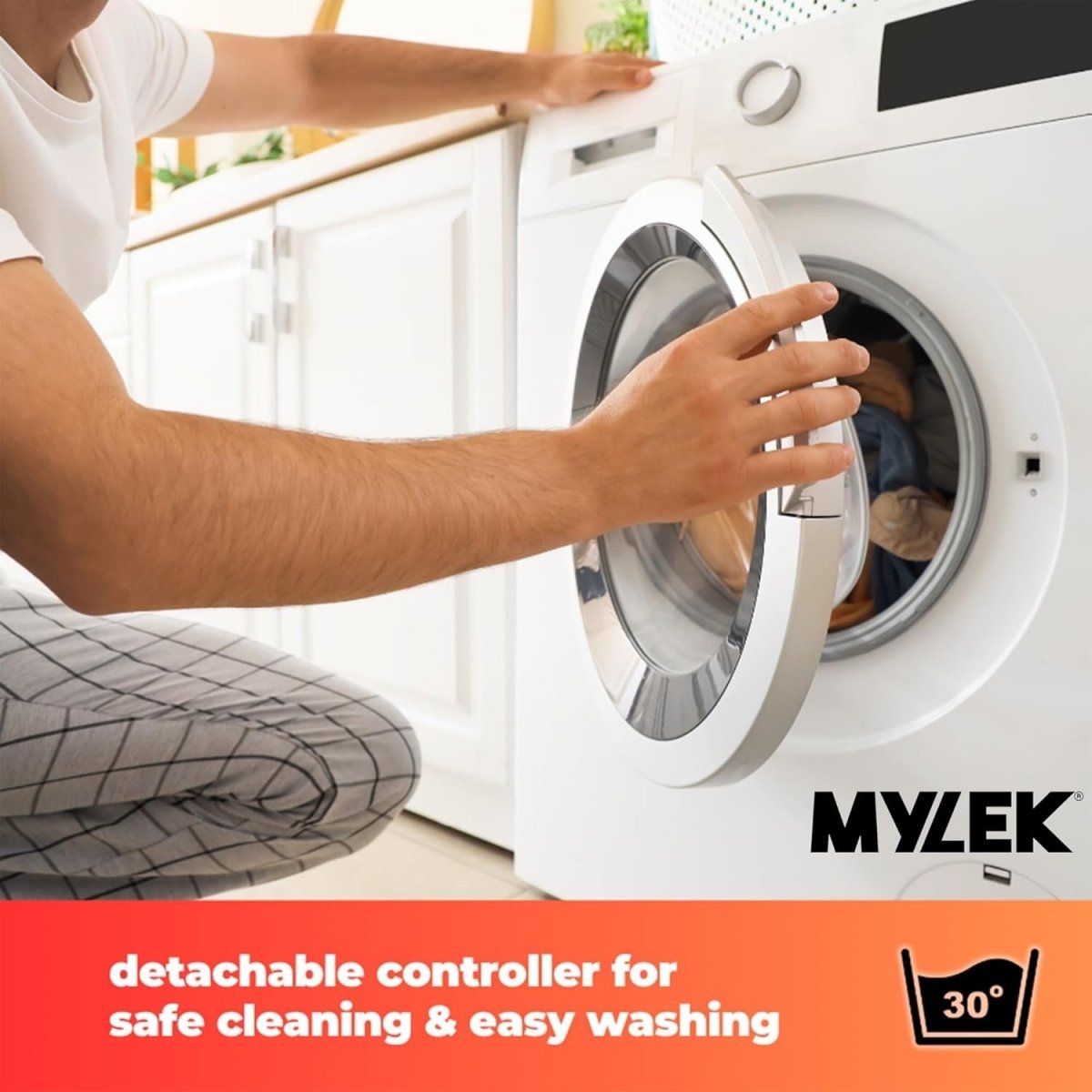 Electric Heated Underblanket Double Fitted Dual Control Washable 9 Heat - Kwikley