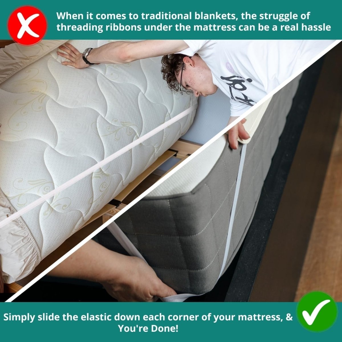Electric Heated Underblanket Single 3 Heat Settings Washable Overheat Safe - Kwikley