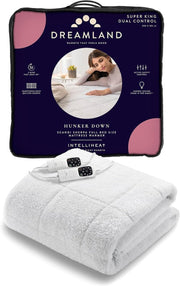 Electric Heated Underblanket Super King Sherpa Dual Control Fast Heat Timer - Kwikley