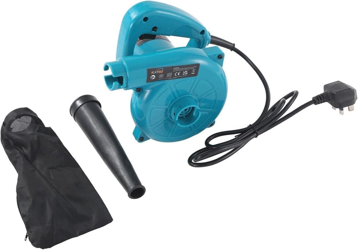 Electric Leaf Blower 400W Compact Corded Garden Dust Cleaner Lightweight - Kwikley