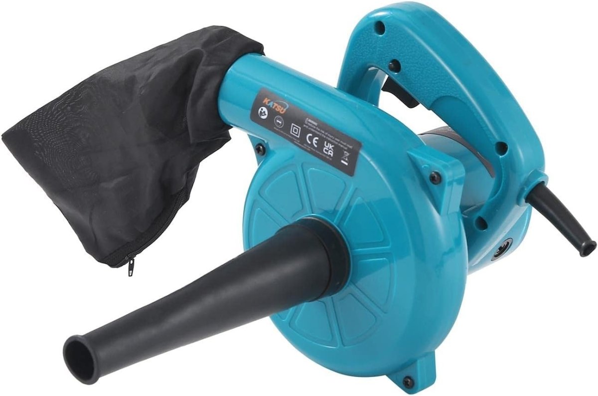 Electric Leaf Blower 400W Compact Corded Garden Dust Cleaner Lightweight - Kwikley
