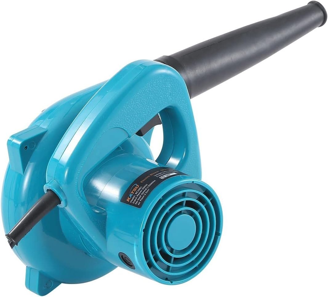 Electric Leaf Blower 400W Compact Corded Garden Dust Cleaner Lightweight - Kwikley