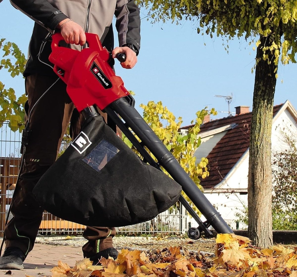 Electric Leaf Blower Vacuum Mulcher 240km/h High Power Garden Cleaner - Kwikley