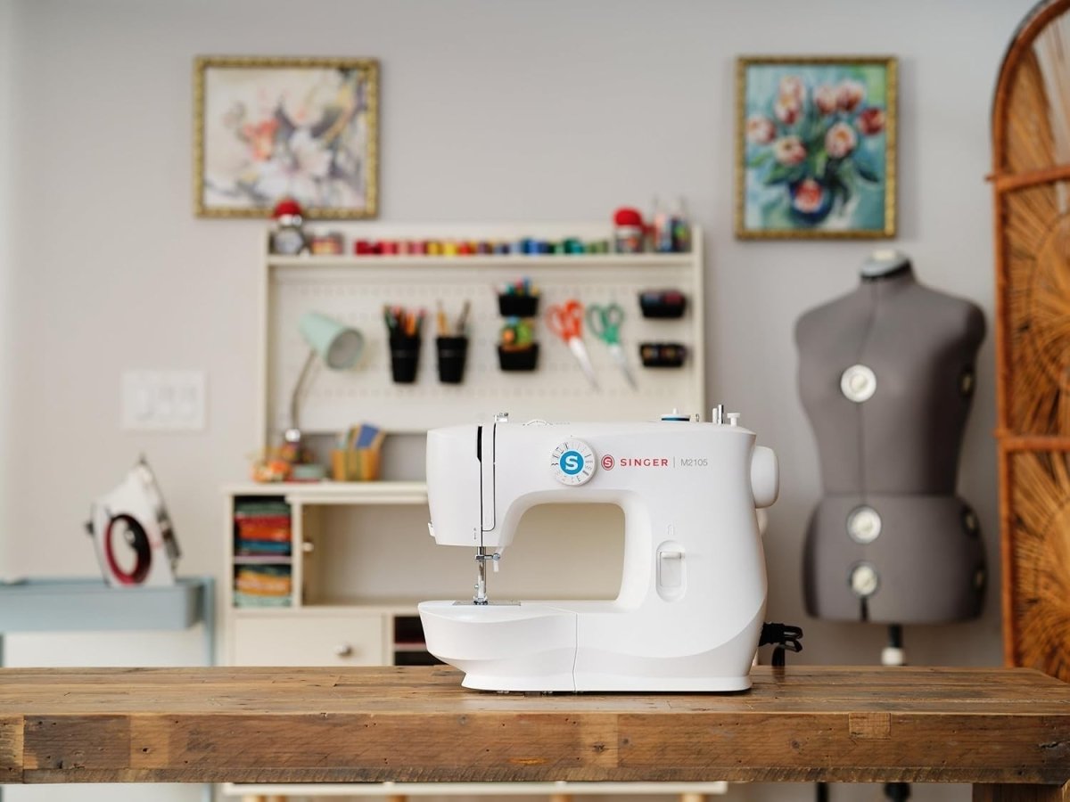 Electric Sewing Machine 8 Stitch Free Arm Full Metal Frame Portable - Kwikley