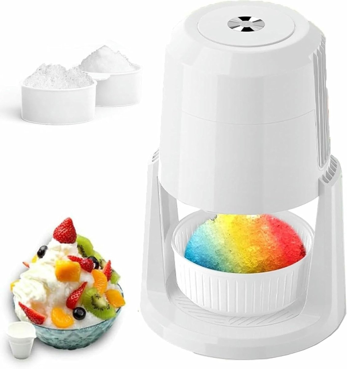 Electric Shaved Ice Maker Snow Cone Machine Slushie Crusher Home Party - Kwikley