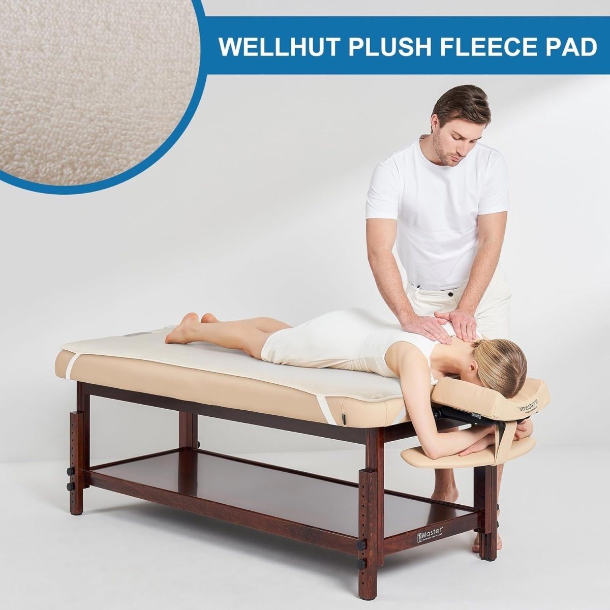 Electric Warming Pad Massage Table Blanket Auto Shut Off Washable Fleece - Kwikley