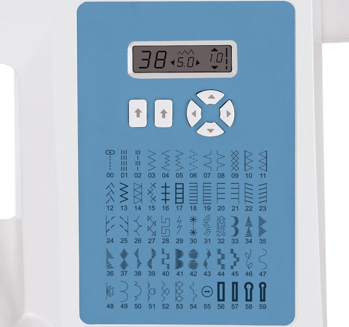 Electronic Sewing Machine 60 Stitches Auto Threader Heavy Fabric - Kwikley