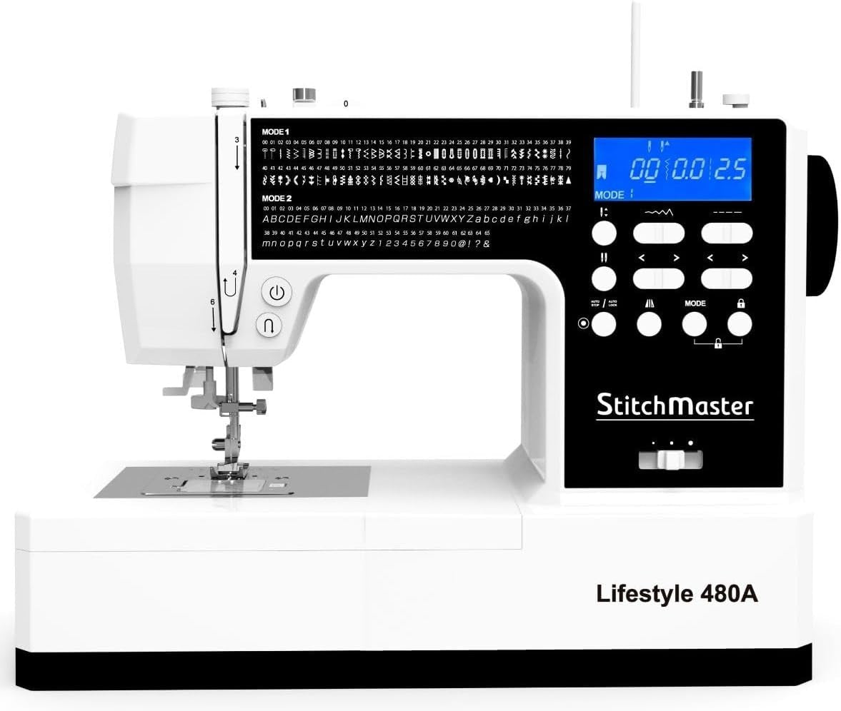 Electronic Sewing Quilting Machine 80 Stitches Lettering Touch Control - Kwikley