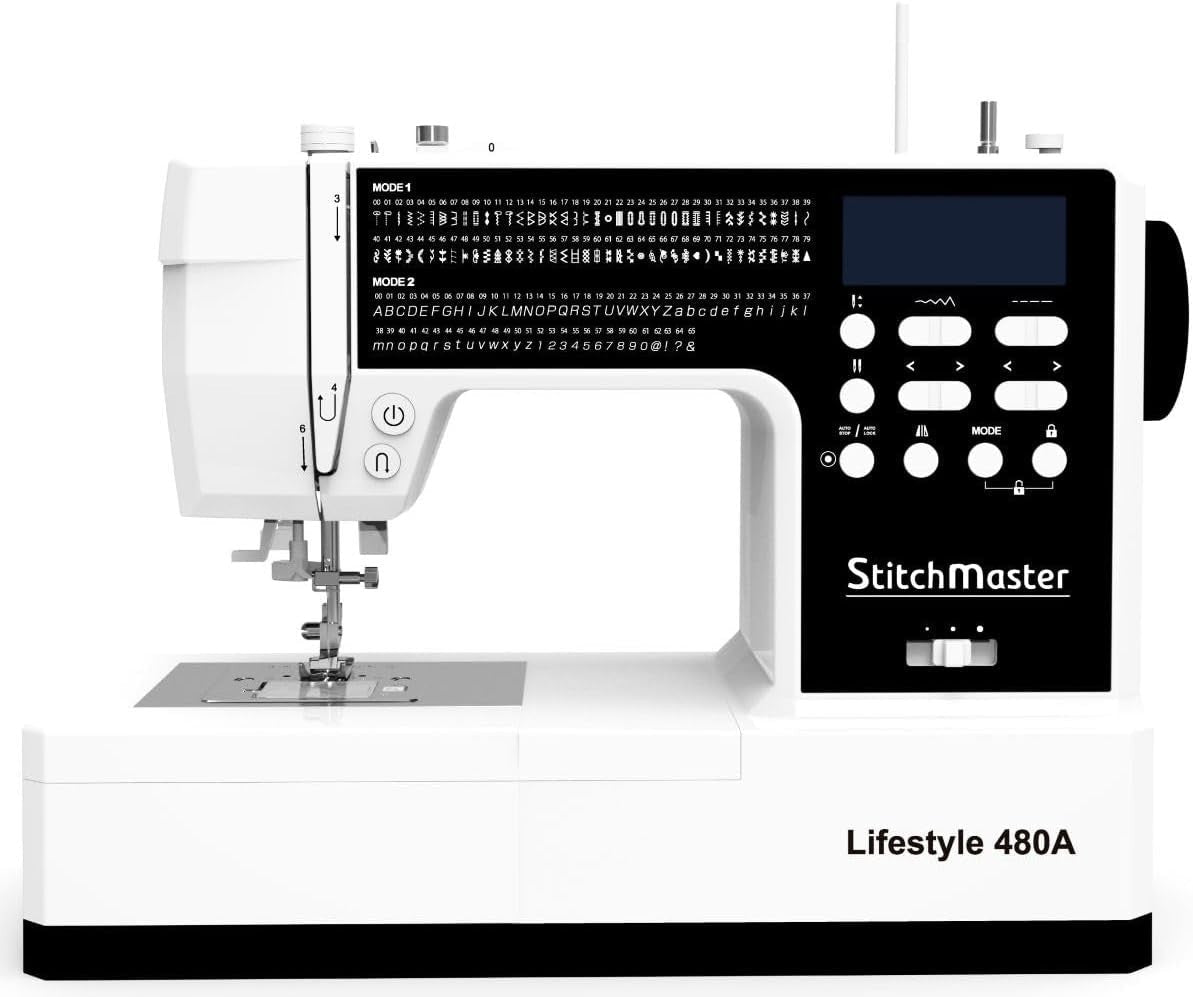 Electronic Sewing Quilting Machine 80 Stitches Lettering Touch Control - Kwikley