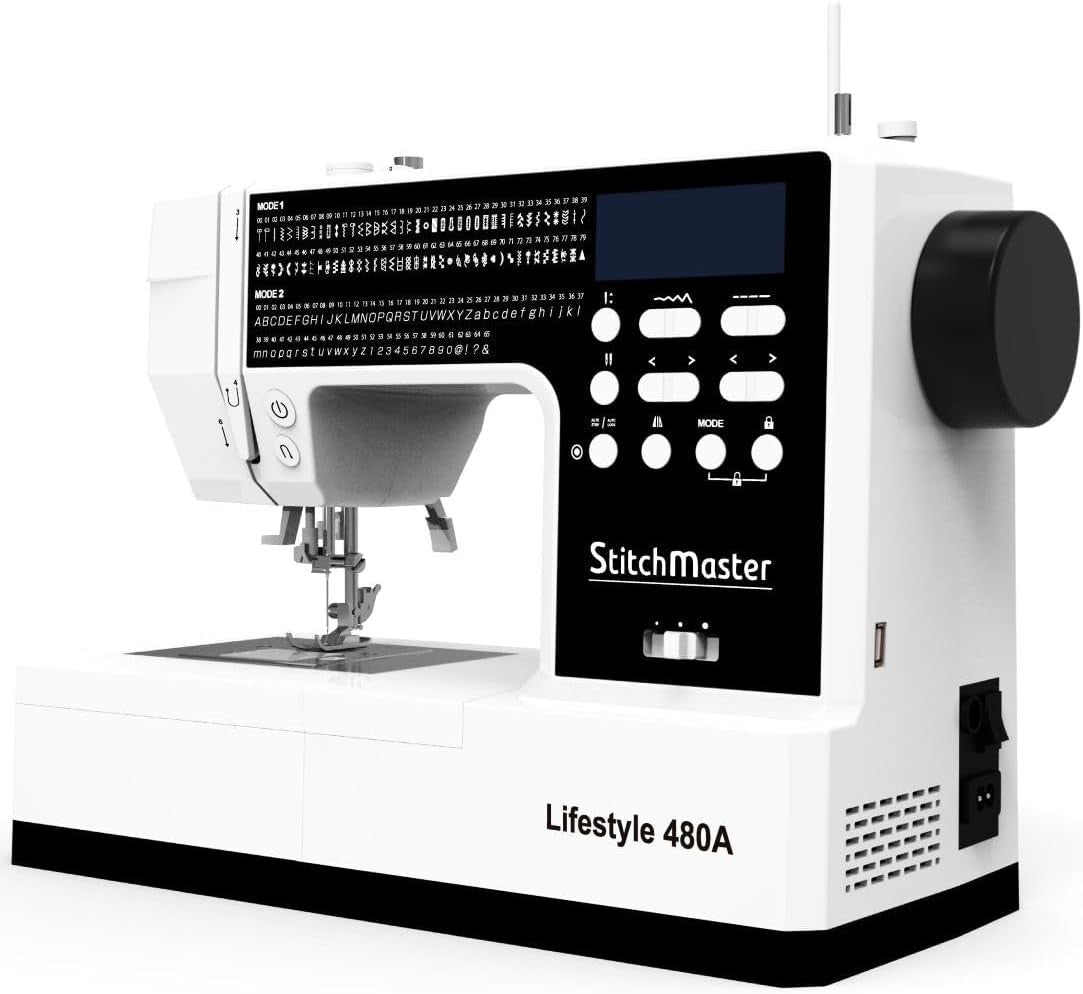 Electronic Sewing Quilting Machine 80 Stitches Lettering Touch Control - Kwikley