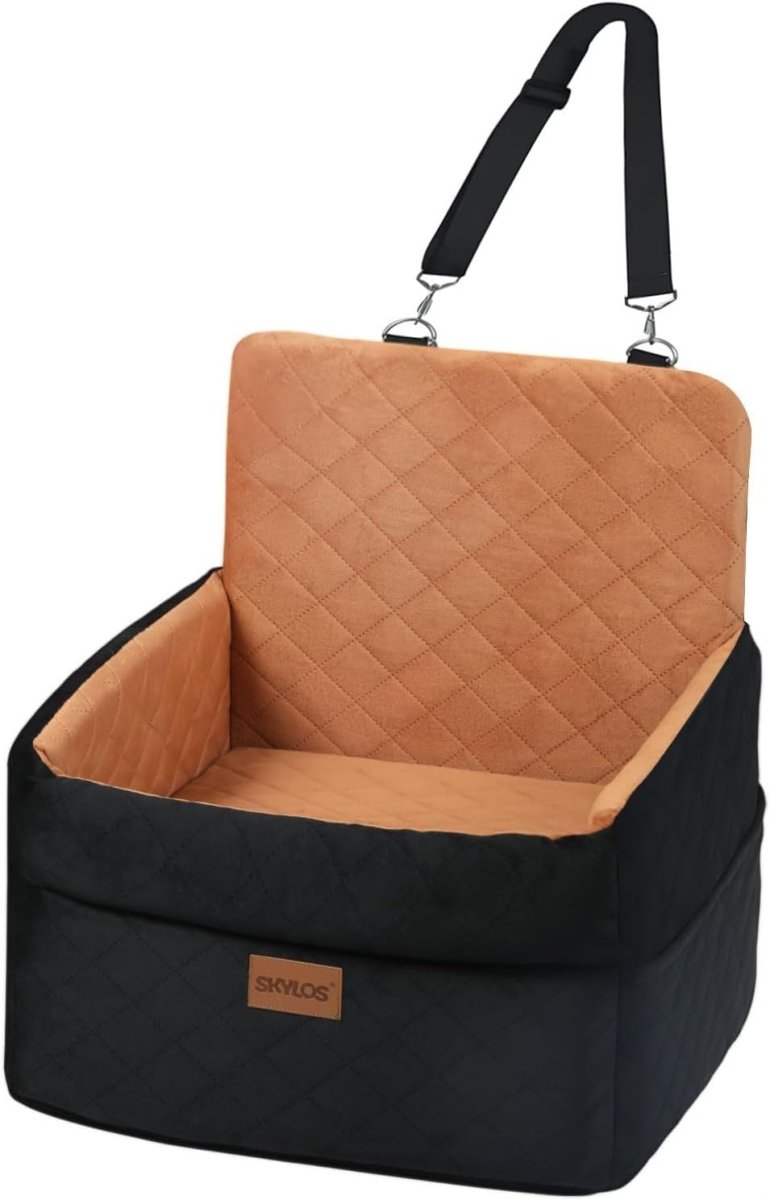Elevated Puppy Car Seat Booster Bed Washable Travel Carrier Up to 16KG - Kwikley