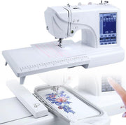 Embroidery Sewing Machine LCD Touchscreen 158 Designs 4x9.2 Area - Kwikley