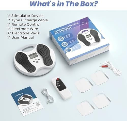 EMS Foot & Leg Massager for Pain Relief, Circulation & Muscle Recovery - Kwikley