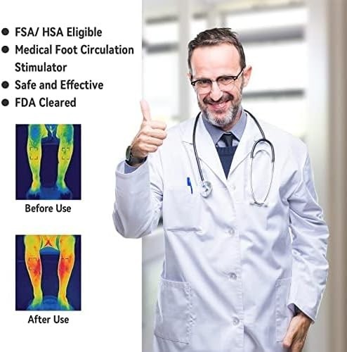 EMS TENS Foot Circulation Booster for Pain Neuropathy 99 Intensity Levels - Kwikley