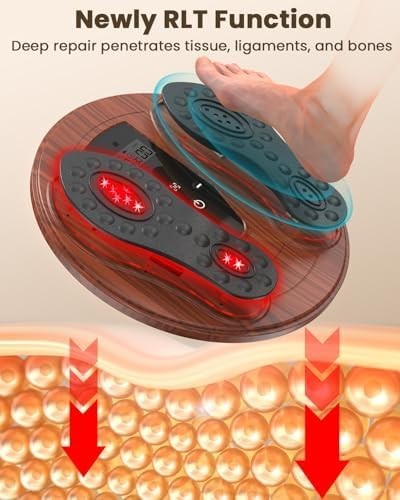 EMS TENS Foot Massager Circulation Booster Infrared Pain Relief Pads - Kwikley