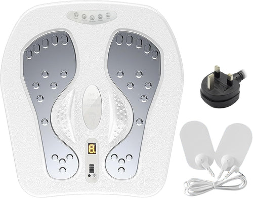 EMS & TENS Foot Massager with Heat Blood Circulation Pain Relief Machine - Kwikley