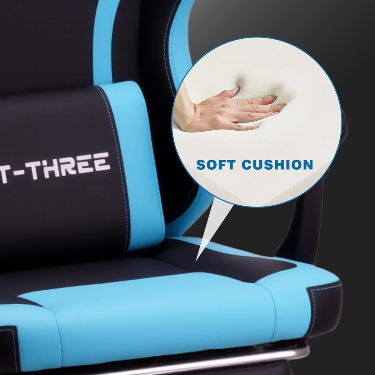 Ergonomic Gaming Chair High Back 150kg Swivel Office Seat - Kwikley