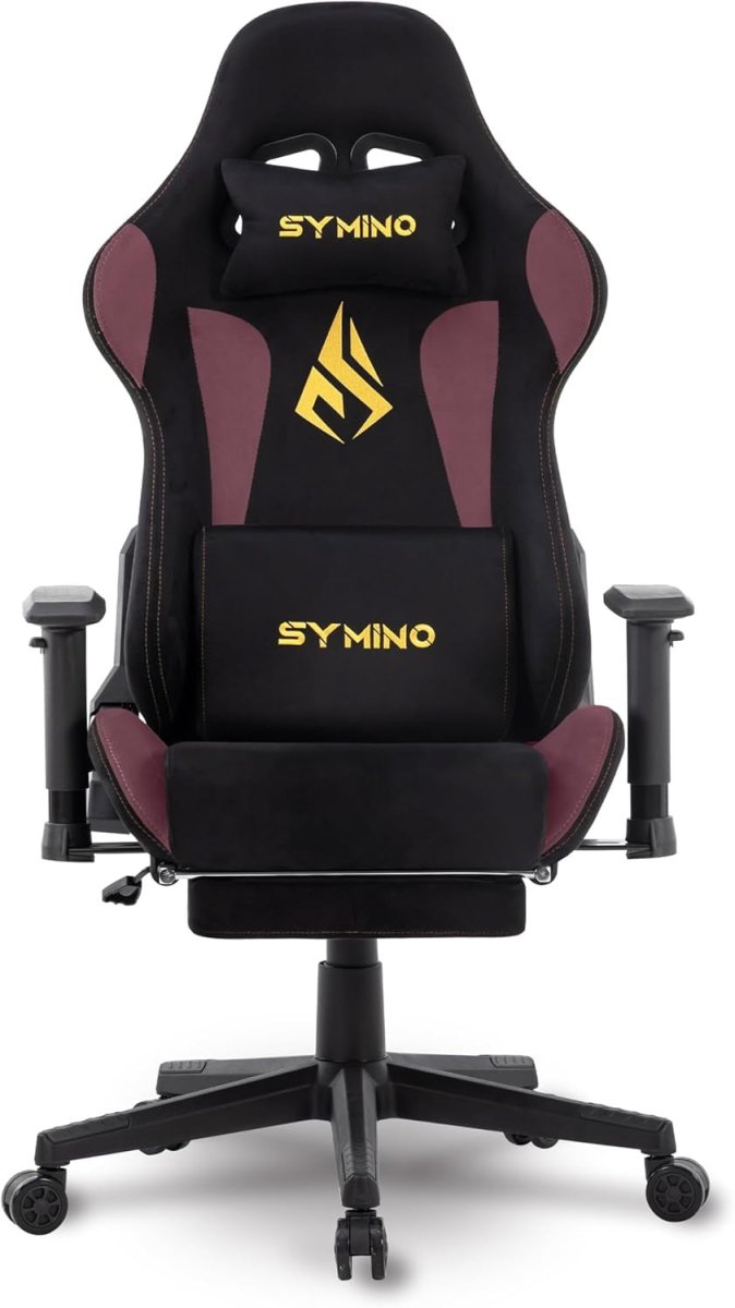 Ergonomic Gaming Chair with Footrest & Lumbar Support – Adjustable PC Seat - Kwikley