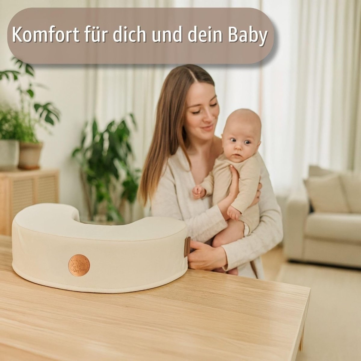 Ergonomic Memory Foam Nursing Pillow Breastfeeding Support Cushion - Kwikley