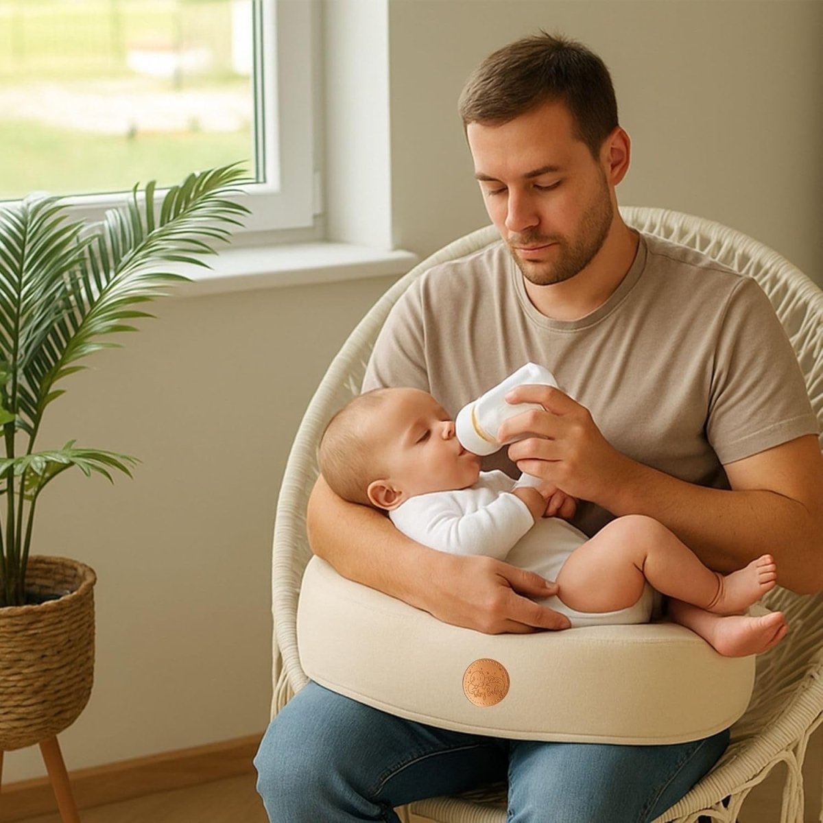 Ergonomic Memory Foam Nursing Pillow Breastfeeding Support Cushion - Kwikley