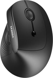 Ergonomic Vertical Mouse Bluetooth & 2.4G Wireless 2400 DPI - Kwikley