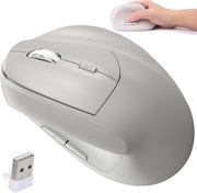 Ergonomic Vertical Wireless Mouse Bluetooth Silent Rechargeable 7 Button - Kwikley