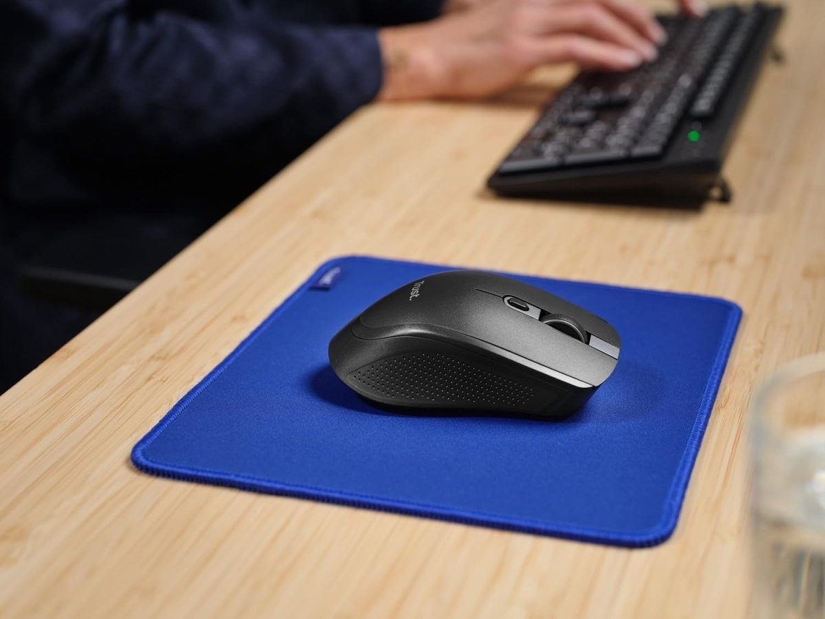 Ergonomic Wireless Bluetooth Mouse Silent Rechargeable 3 Device - Kwikley