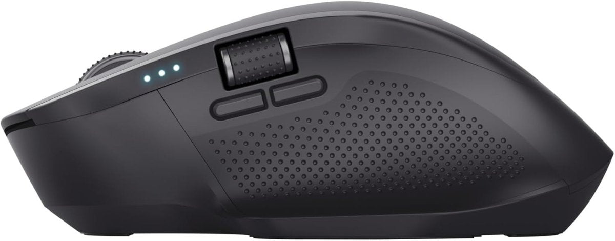 Ergonomic Wireless Bluetooth Mouse Silent Rechargeable 3 Device - Kwikley