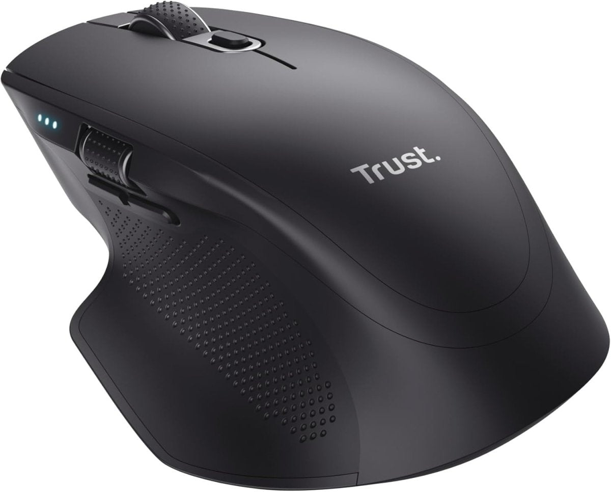 Ergonomic Wireless Bluetooth Mouse Silent Rechargeable 3 Device - Kwikley