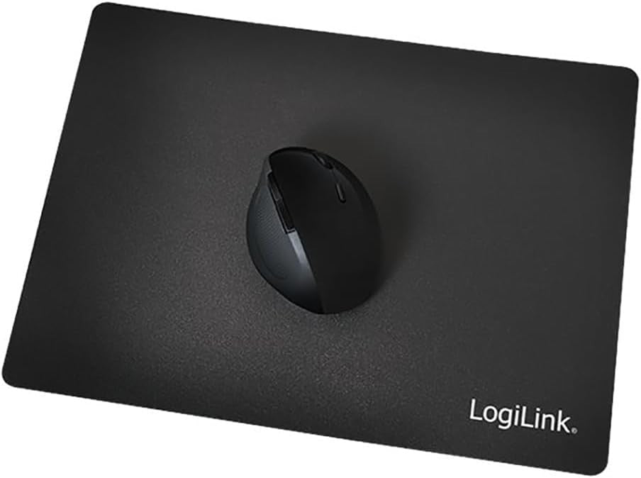 Ergonomic Wireless Mouse 2.4GHz 1600 DPI Optical Black - Kwikley