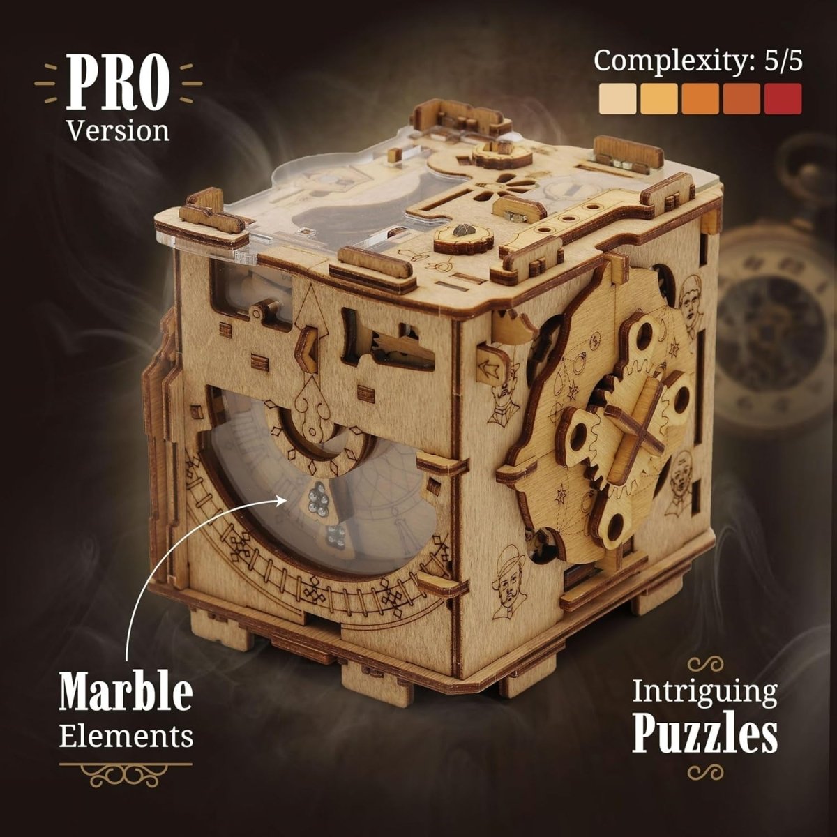 Escape Room Puzzle Box Brain Teaser Sherlock Camera Secret Gift Box - Kwikley