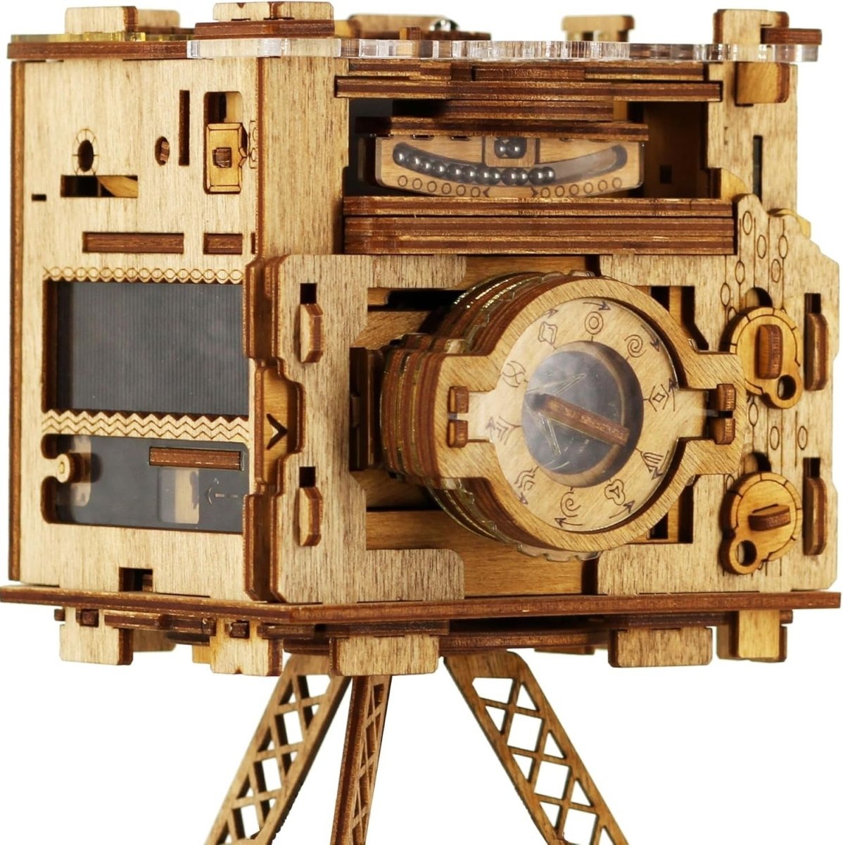 Escape Room Puzzle Box Brain Teaser Sherlock Camera Secret Gift Box - Kwikley