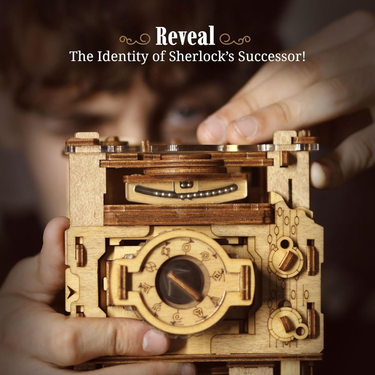 Escape Room Puzzle Box Brain Teaser Sherlock Camera Secret Gift Box - Kwikley