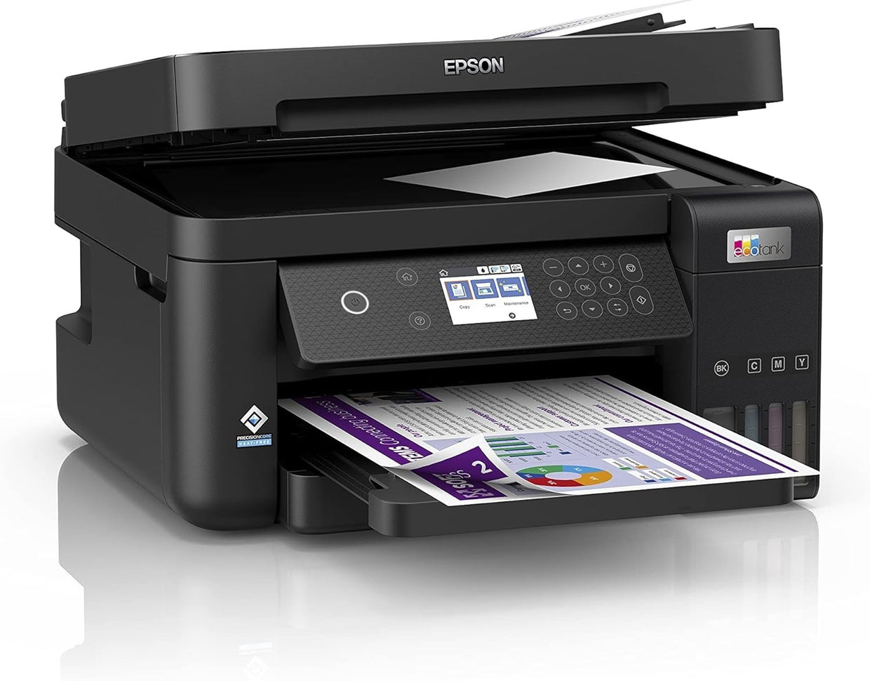 ET - 3850 White Wi - Fi Ink Tank Printer Scan Copy Duplex A4 - Kwikley