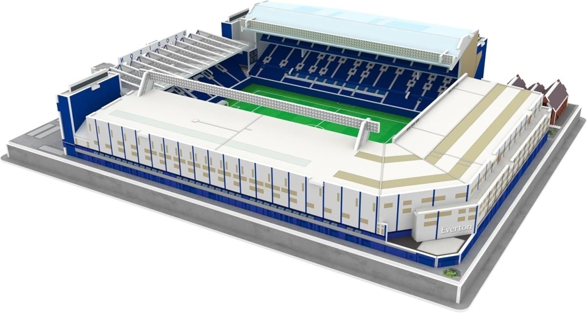 Everton Goodison Park 3D Puzzle Stadium Model Kit 112 Piece Football Gift - Kwikley