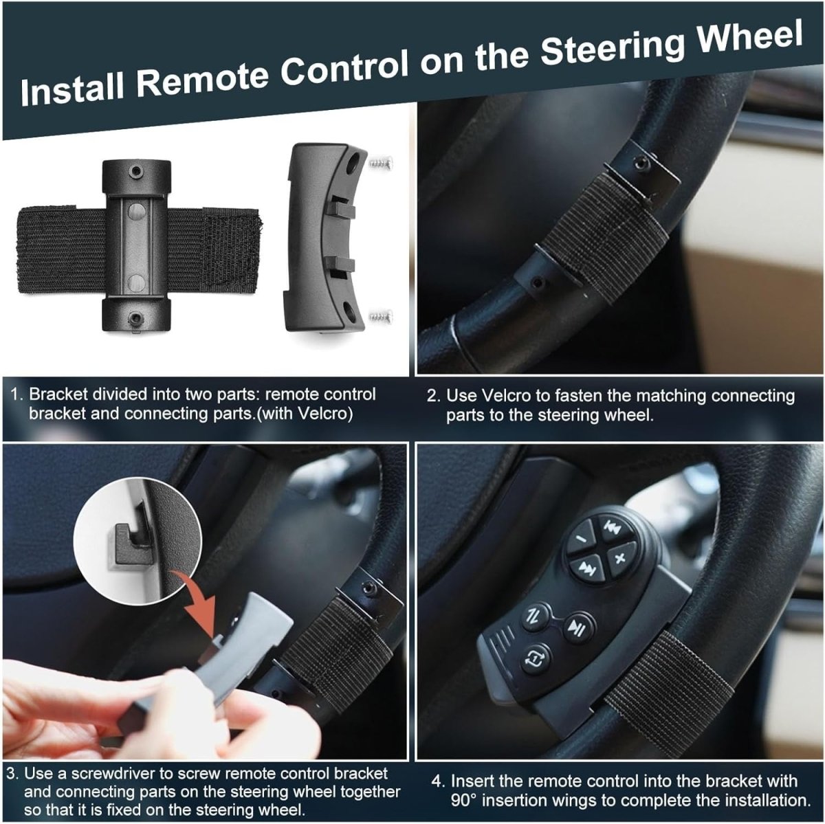 External Car CD Player USB AUX Plug & Play Anti - Shock Remote Control - Kwikley