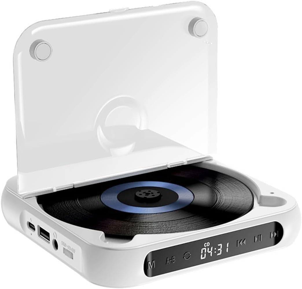 External Portable CD Player for Car USB AUX Shockproof MP3 WMA - Kwikley