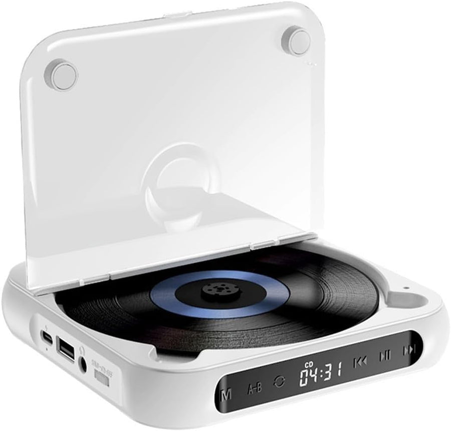 External Portable CD Player for Car USB AUX Shockproof MP3 WMA - Kwikley