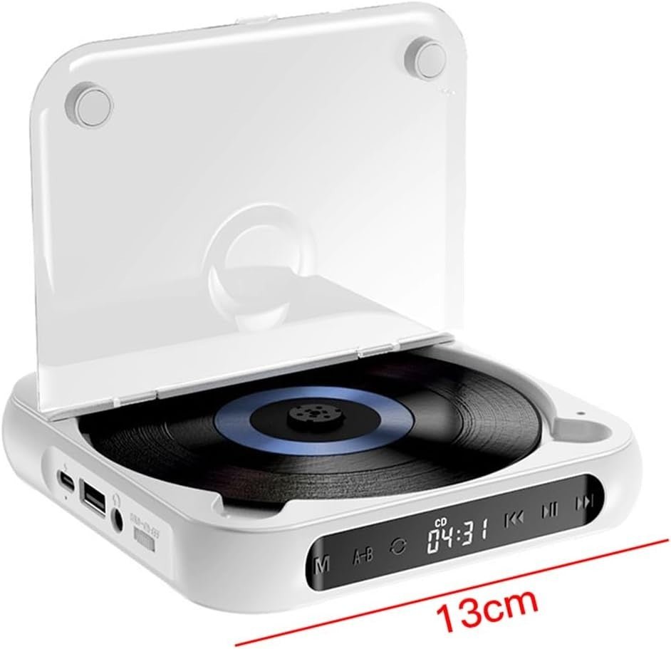 External Portable CD Player for Car USB AUX Shockproof MP3 WMA - Kwikley