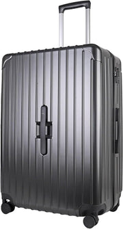 Extra Capacity Check In Suitcase Hard Shell TSA Lock Spinner Wheels Cupholder - Kwikley