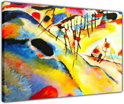 Extra Large Abstract Canvas Wall Art Framed Print 102x77cm - Kwikley