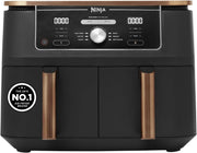 Extra Large Dual Zone Air Fryer 9.5L No Oil 6 - in - 1 Family Size - Kwikley