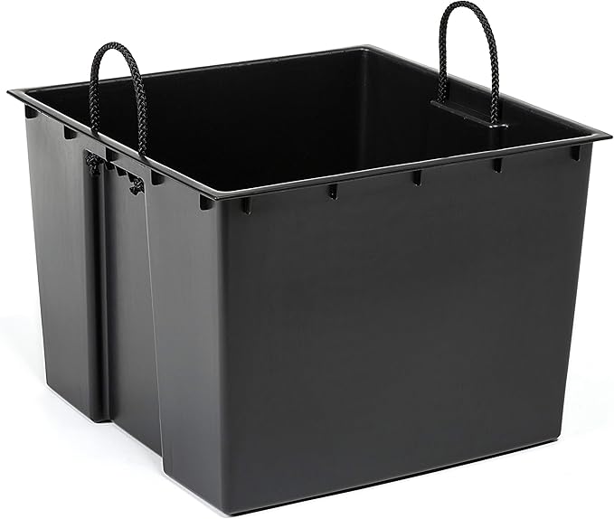 Extra Large Tall Planter 75cm Grey Concrete Effect Pot Insert - Kwikley
